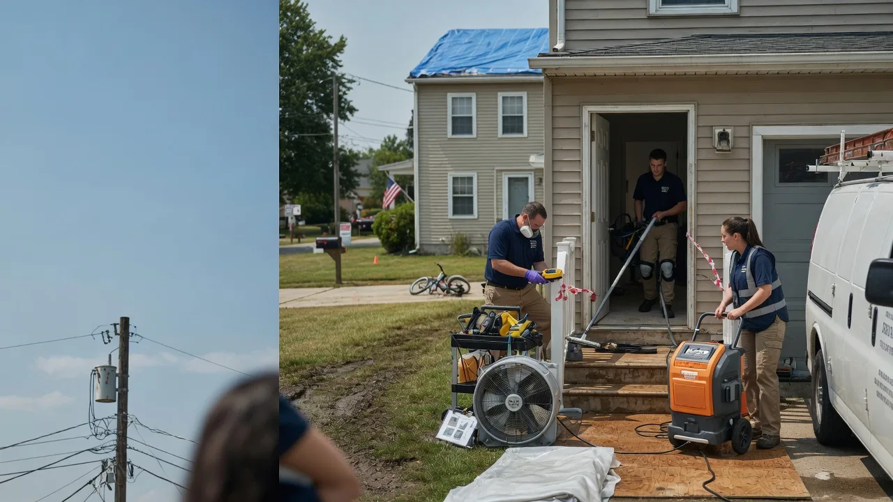 Water Damage Repair in Grassflat, PA near me